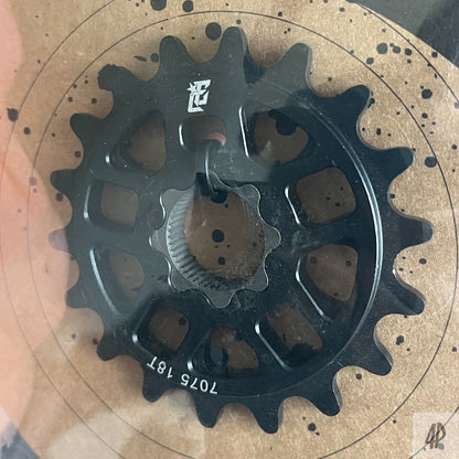 Far East Cycles Spline Drive 19mm Kettenblatt / Sprocket 18T Black