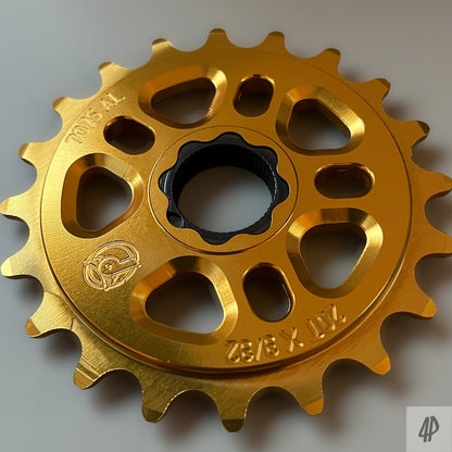Profile Racing Spline Drive 19mm Kettenblatt / Sprocket 20T Gold