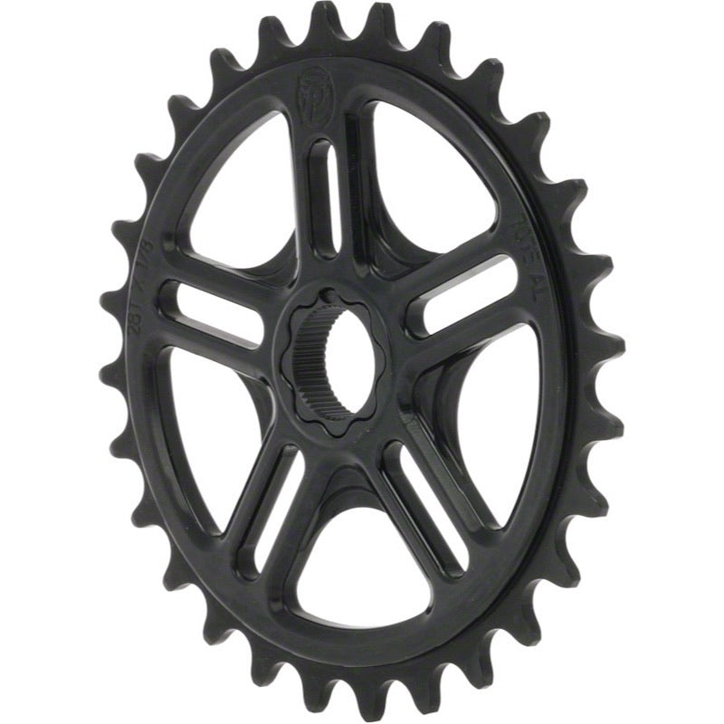Profile Racing Spline Drive 19mm Kettenblatt / Sprocket 28T Black