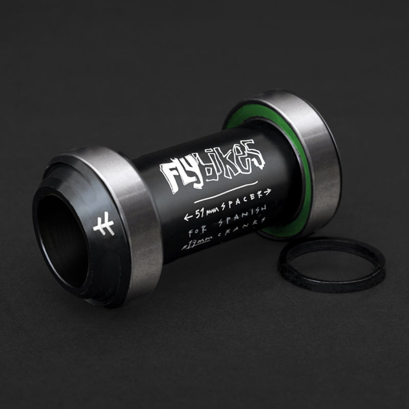 Flybikes Spanish Innenlager / Bottom Bracket 19mm Black