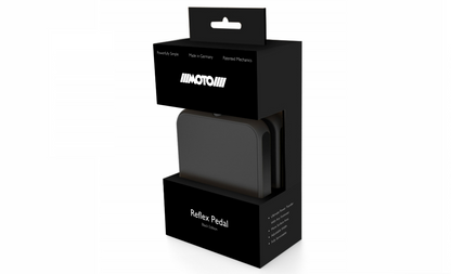 Moto Reflex Black/White Flatland Pedals