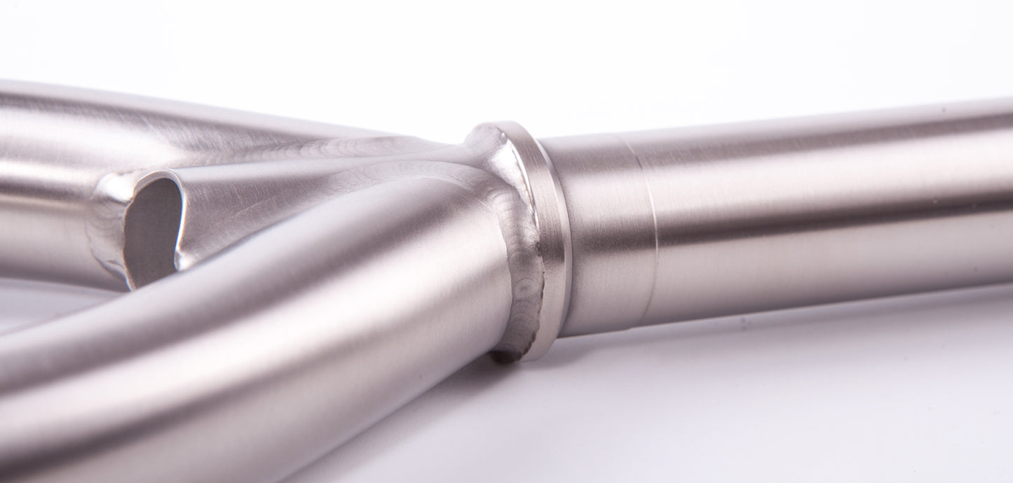 Far East Cycles Turbo Zero BL Titanium Gabel / Forks Raw