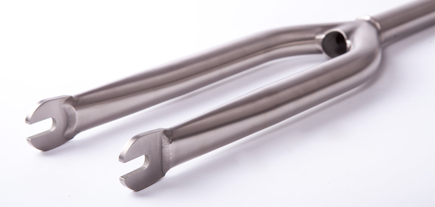Far East Cycles Turbo Zero BL Titanium Gabel / Forks Raw