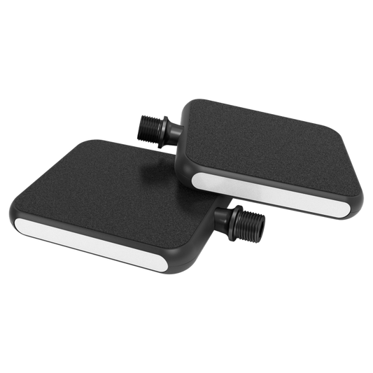 Moto Reflex Black/White Flatland Pedals